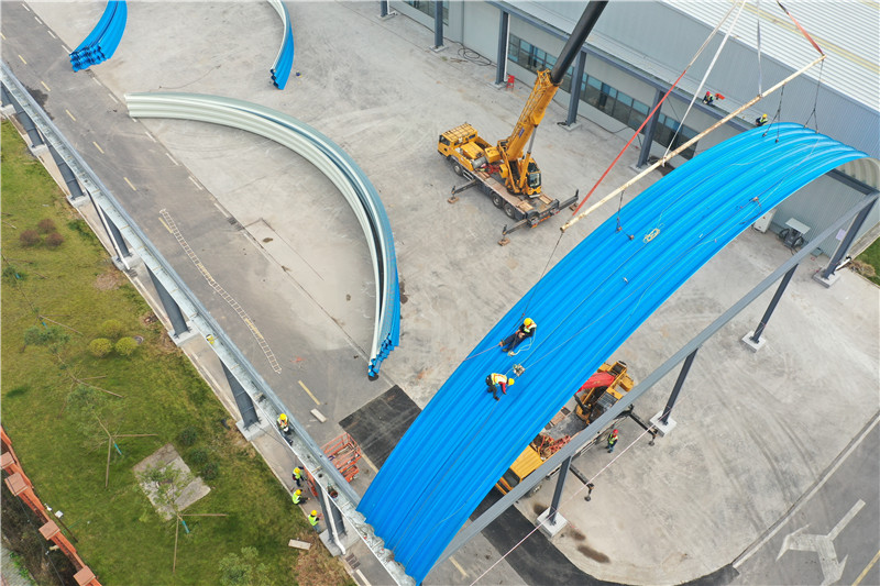 光伏公司擴建拱形屋面工程案例解析